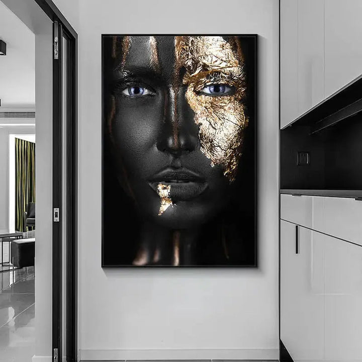 Elegant African Woman Canvas Art Print – Vibrant Wall Decor for Home or Office 5
