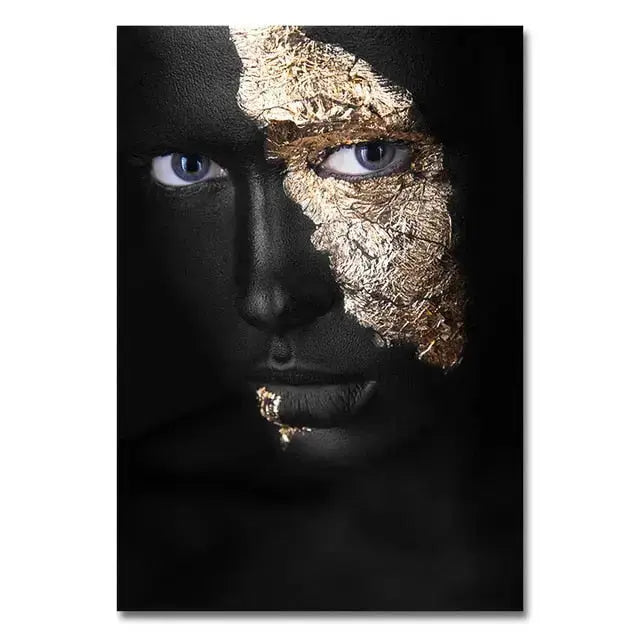 Elegant African Woman Canvas Art Print – Vibrant Wall Decor for Home or Office 9