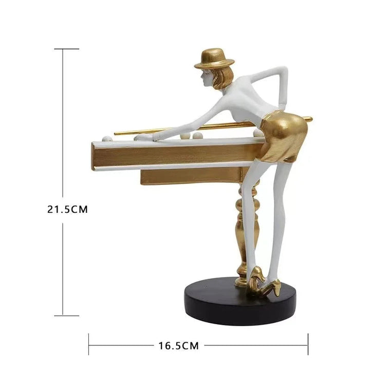 Elegant Billiard Decorative Statue – Perfect for Home or Office Décor 0