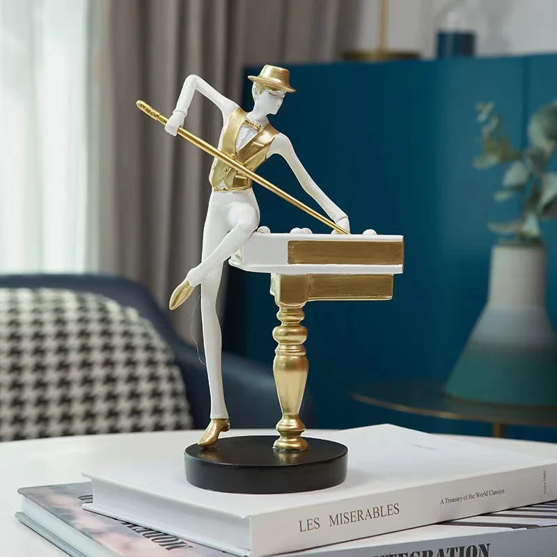 Elegant Billiard Decorative Statue – Perfect for Home or Office Décor 6