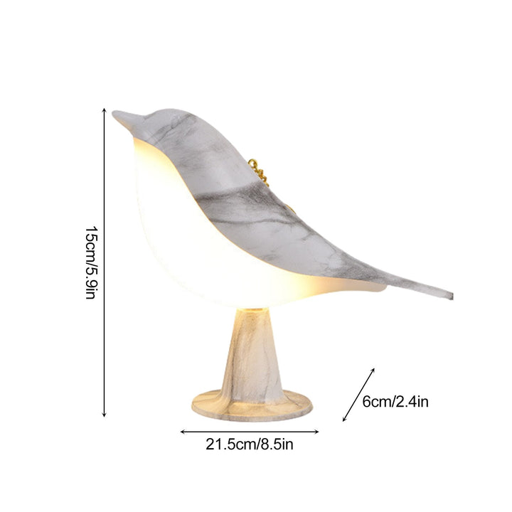 Elegant Bird Lamp with Whimsical Design – Charming Lighting for Living Room or Office 7