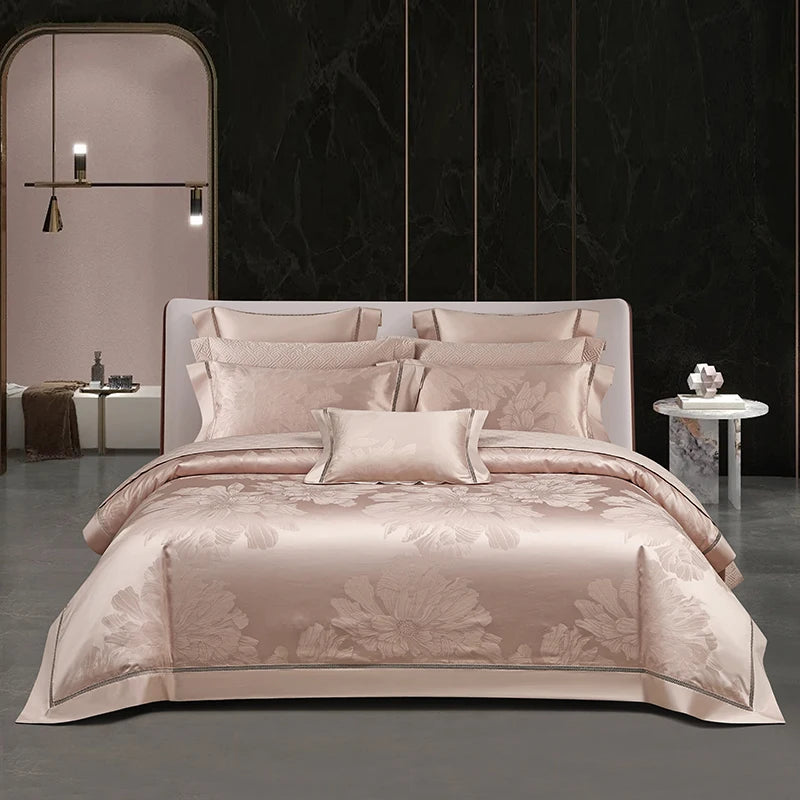 Elegant Egyptian Cotton Bedding Set with Duvet Cover – Luxurious Comfort for Queen or King Size Beds 6