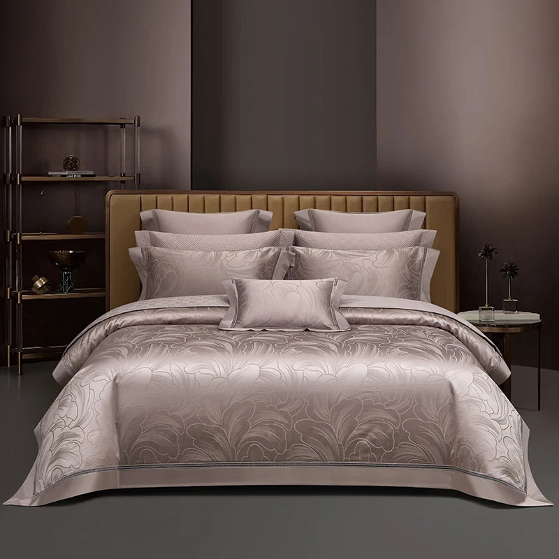 Elegant Egyptian Cotton Bedding Set with Duvet Cover – Luxurious Comfort for Queen or King Size Beds 7