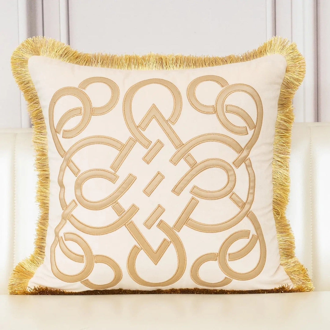 Elegant Embroidered Cushion Covers – Soft and Cozy for Living Room or Bedroom 2
