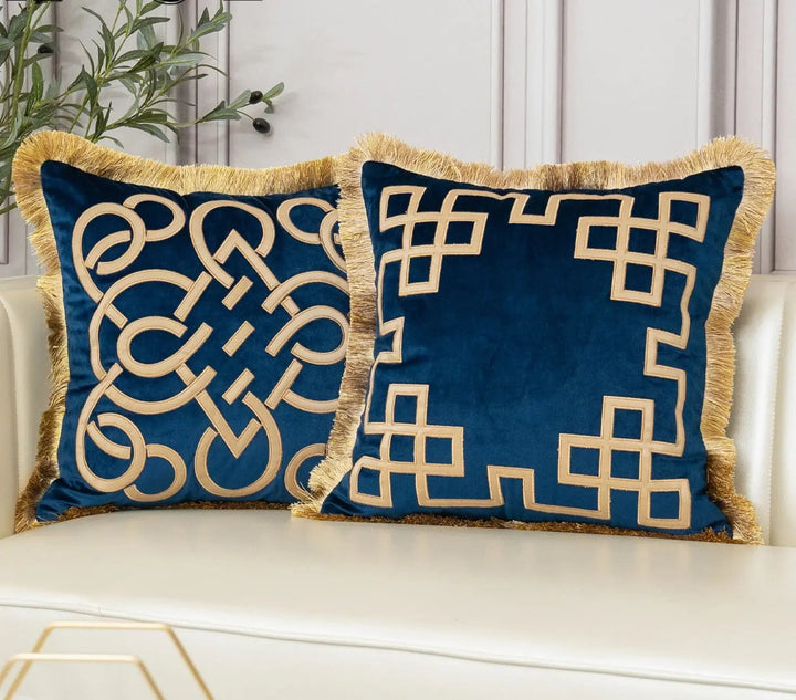Elegant Embroidered Cushion Covers – Soft and Cozy for Living Room or Bedroom 7