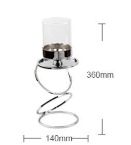 Elegant Metal Candle Holders with Glass Cover – Perfect for Home Decor or Outdoor Use 11