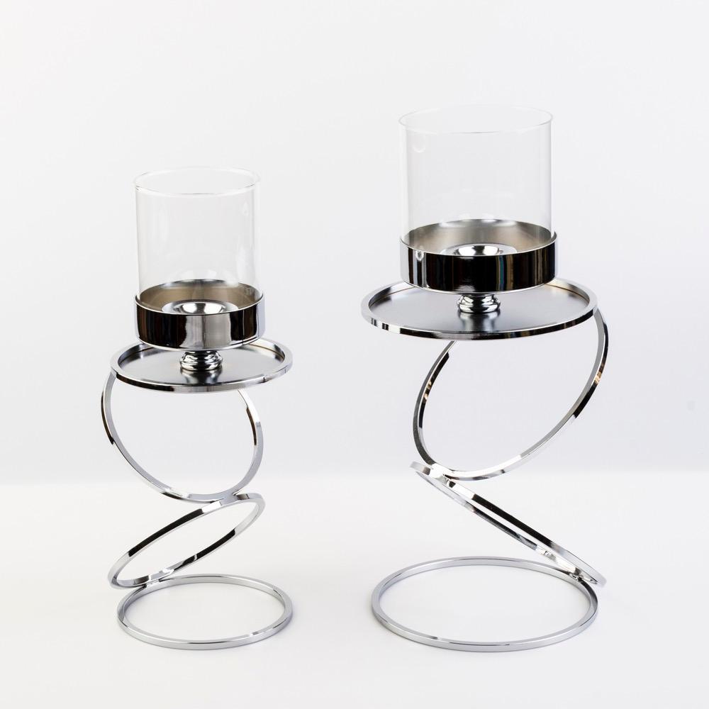 Elegant Metal Candle Holders with Glass Cover – Perfect for Home Decor or Outdoor Use 9