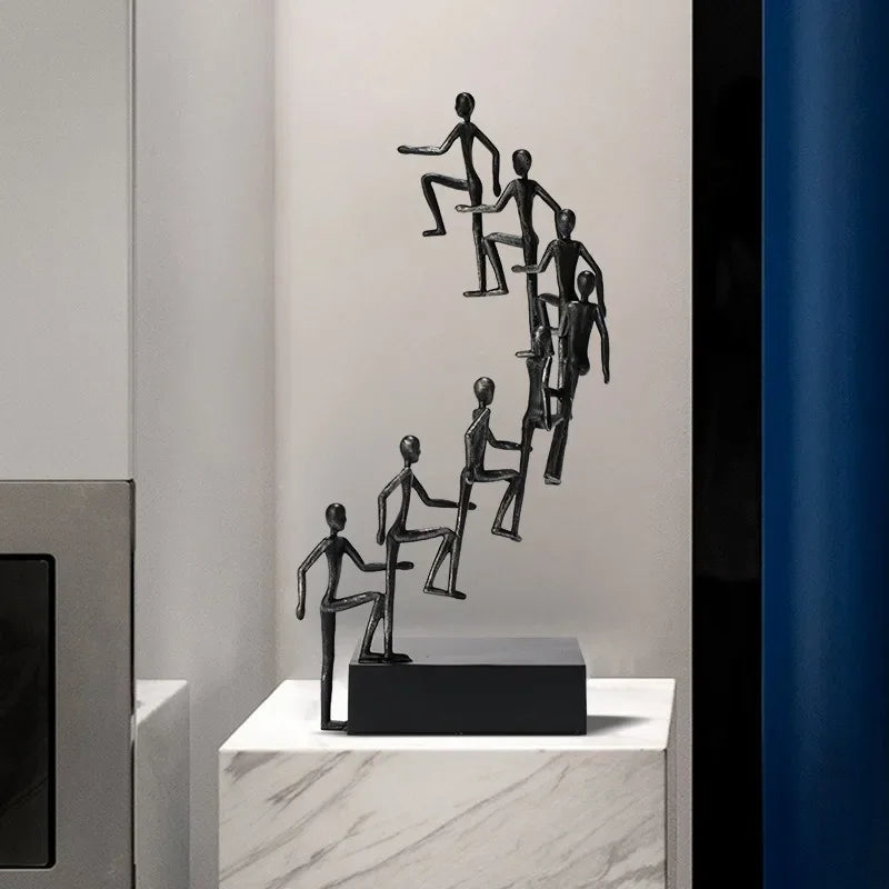 Elegant Minimalist Character Sculpture – Artistic Accent for Home or Office 0
