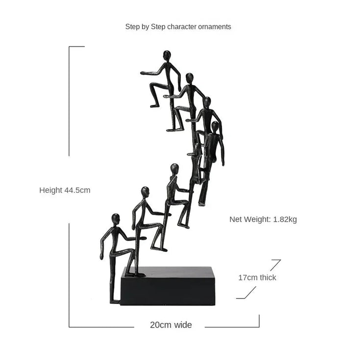 Elegant Minimalist Character Sculpture – Artistic Accent for Home or Office 5