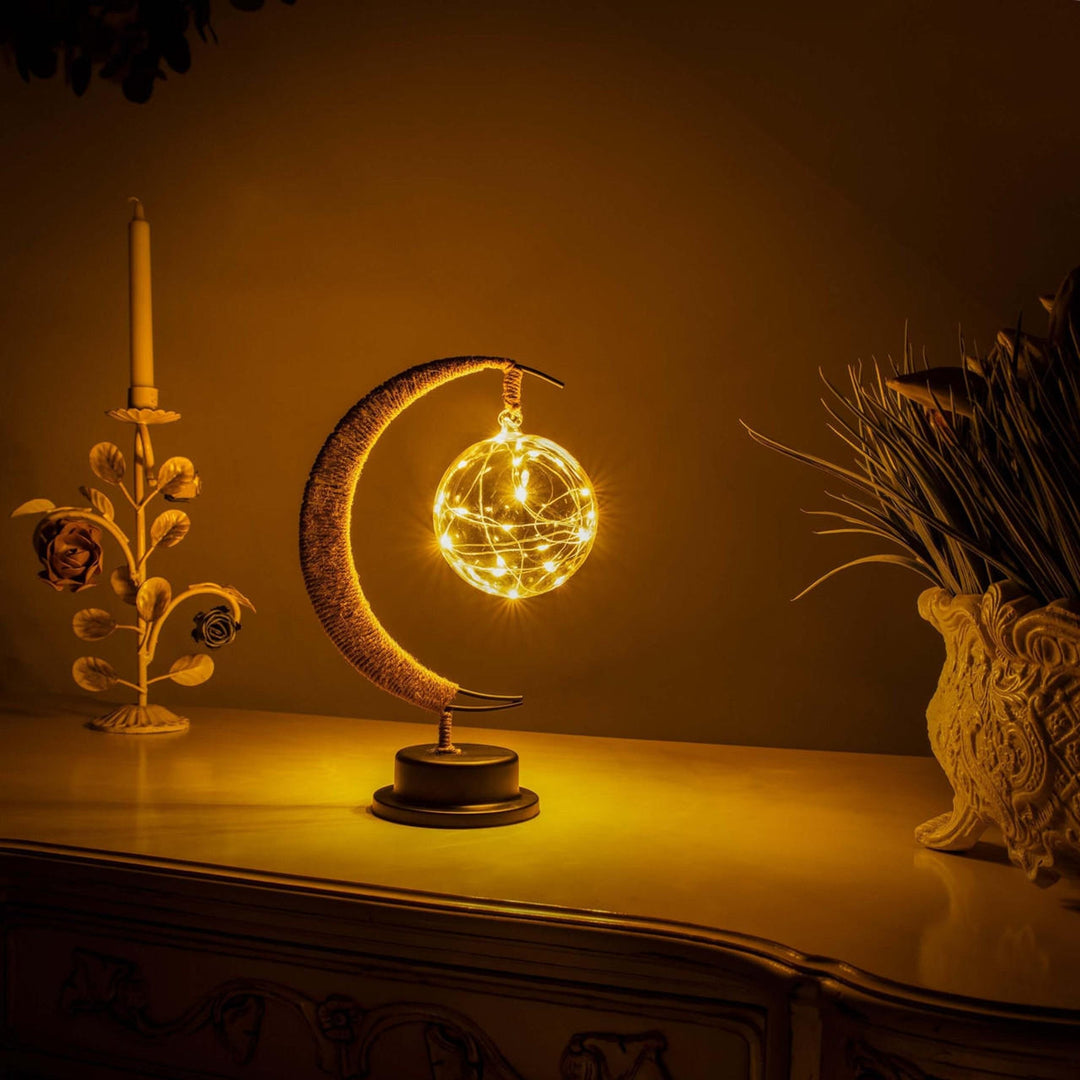 Enchanted Lunar Lamp with Soft LED Light – Magical Decor for Bedroom or Living Room 0