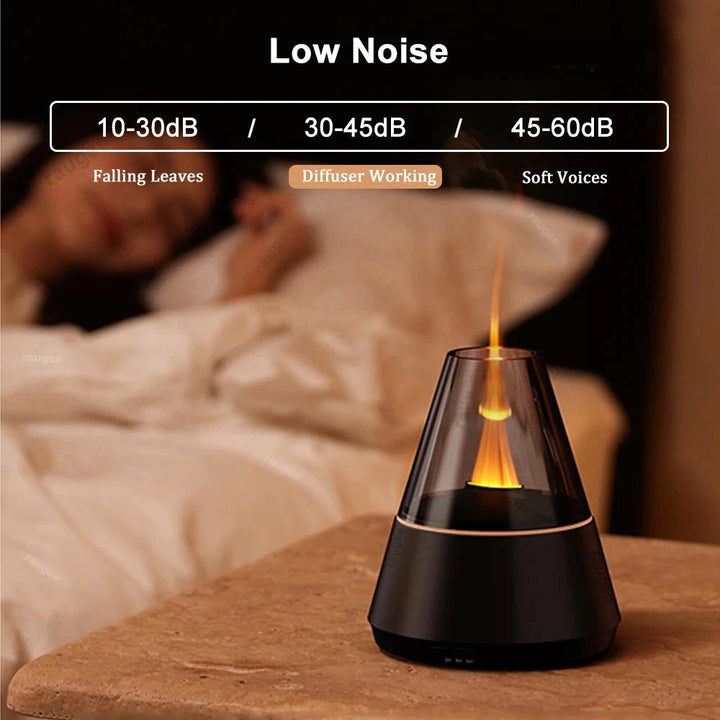 Flame Humidifier and Aromatherapy Diffuser – Cool Mist Humidifier for Bedroom Relaxation 5