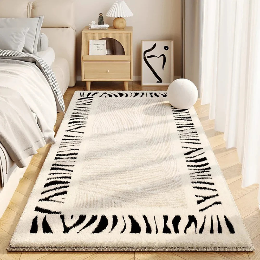 Fluffy Faux Cashmere Area Rug – Cozy Non-Slip Design for Living Room or Bedroom 1