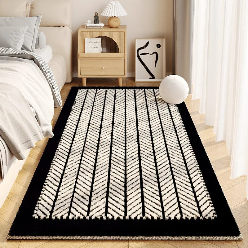 Fluffy Faux Cashmere Area Rug – Cozy Non-Slip Design for Living Room or Bedroom 10