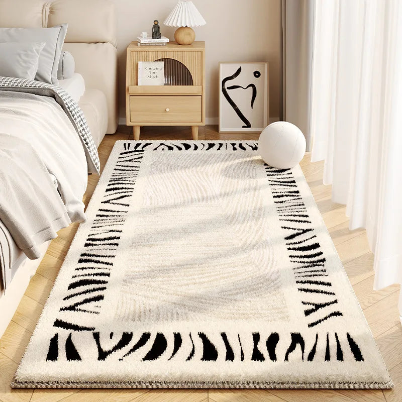 Fluffy Faux Cashmere Area Rug – Cozy Non-Slip Design for Living Room or Bedroom 12