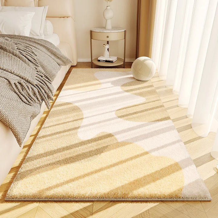 Fluffy Faux Cashmere Area Rug – Cozy Non-Slip Design for Living Room or Bedroom 15