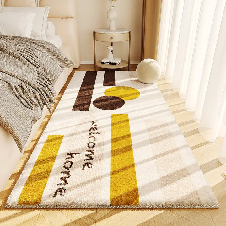 Fluffy Faux Cashmere Area Rug – Cozy Non-Slip Design for Living Room or Bedroom 17