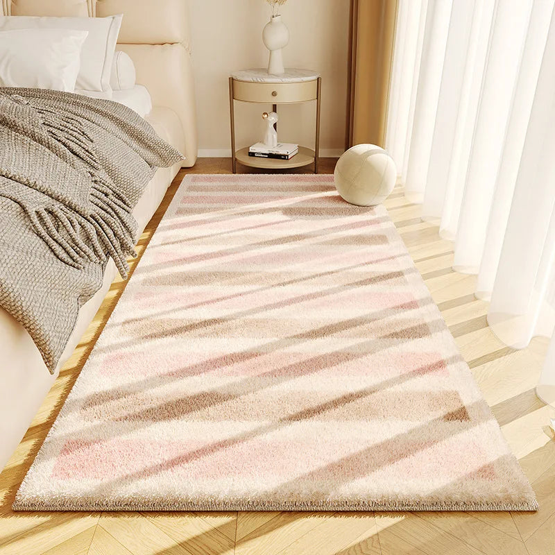 Fluffy Faux Cashmere Area Rug – Cozy Non-Slip Design for Living Room or Bedroom 19