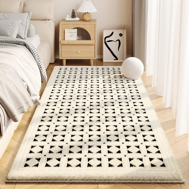Fluffy Faux Cashmere Area Rug – Cozy Non-Slip Design for Living Room or Bedroom 20