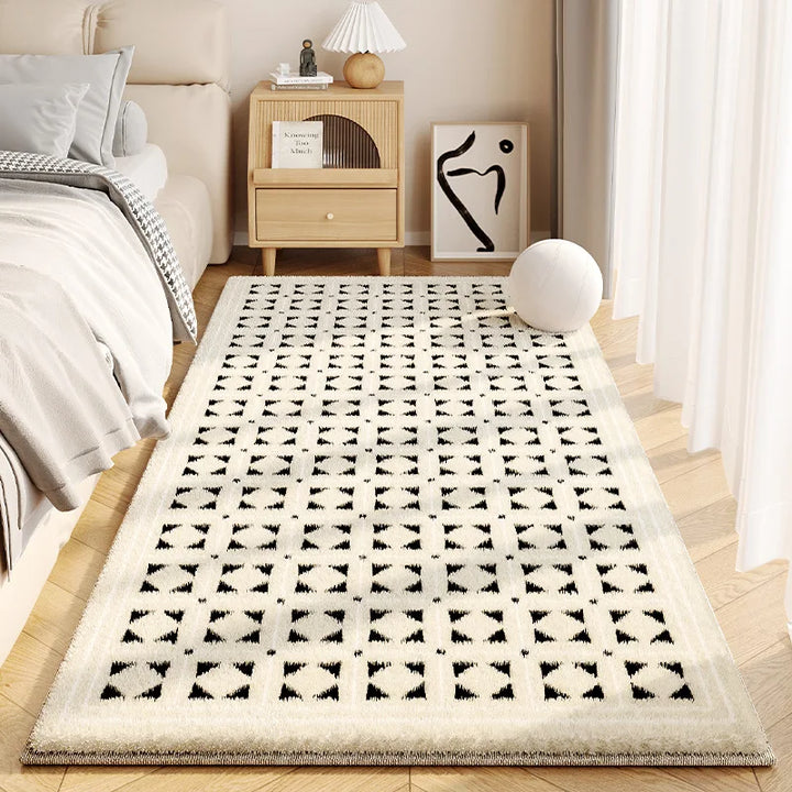 Fluffy Faux Cashmere Area Rug – Cozy Non-Slip Design for Living Room or Bedroom 20