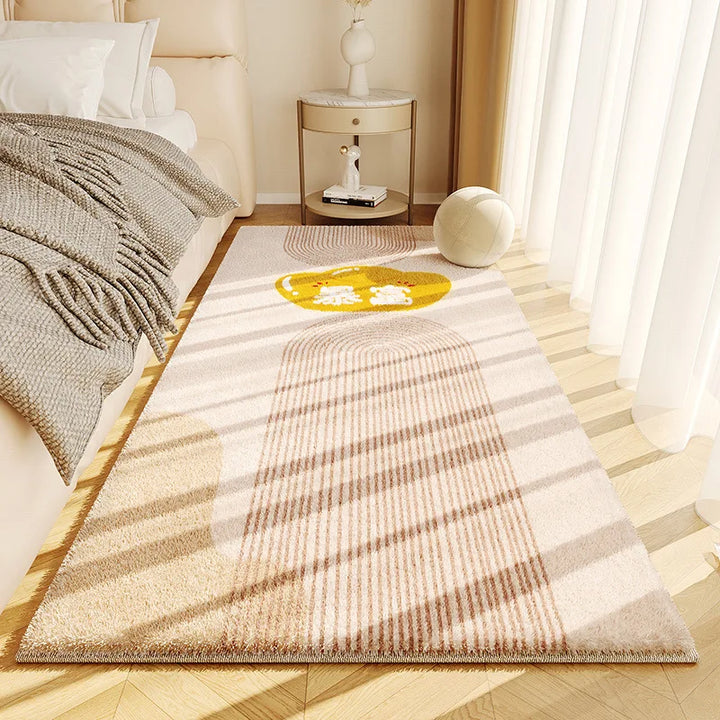 Fluffy Faux Cashmere Area Rug – Cozy Non-Slip Design for Living Room or Bedroom 21