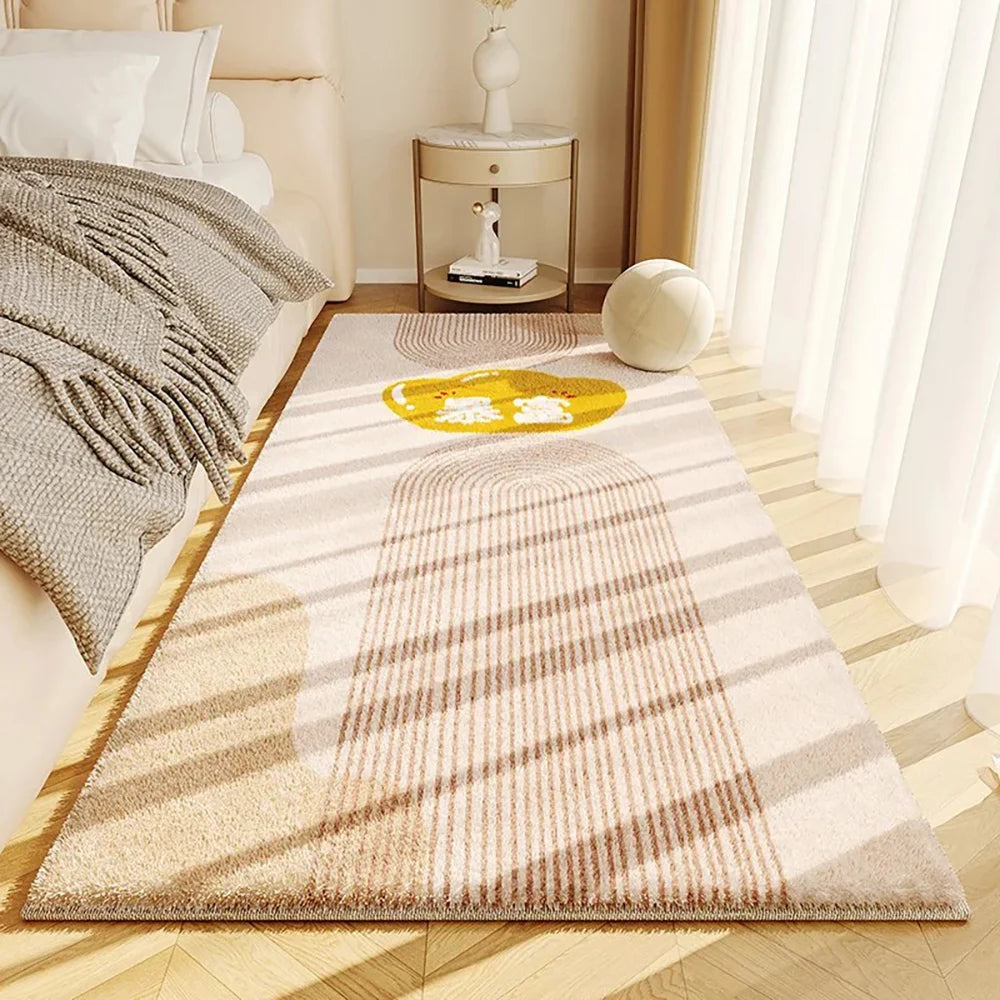 Fluffy Faux Cashmere Area Rug – Cozy Non-Slip Design for Living Room or Bedroom 3