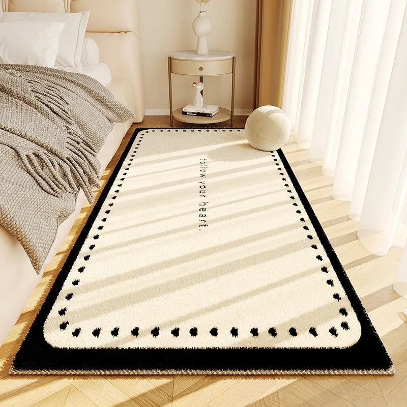 Fluffy Faux Cashmere Area Rug – Cozy Non-Slip Design for Living Room or Bedroom 7