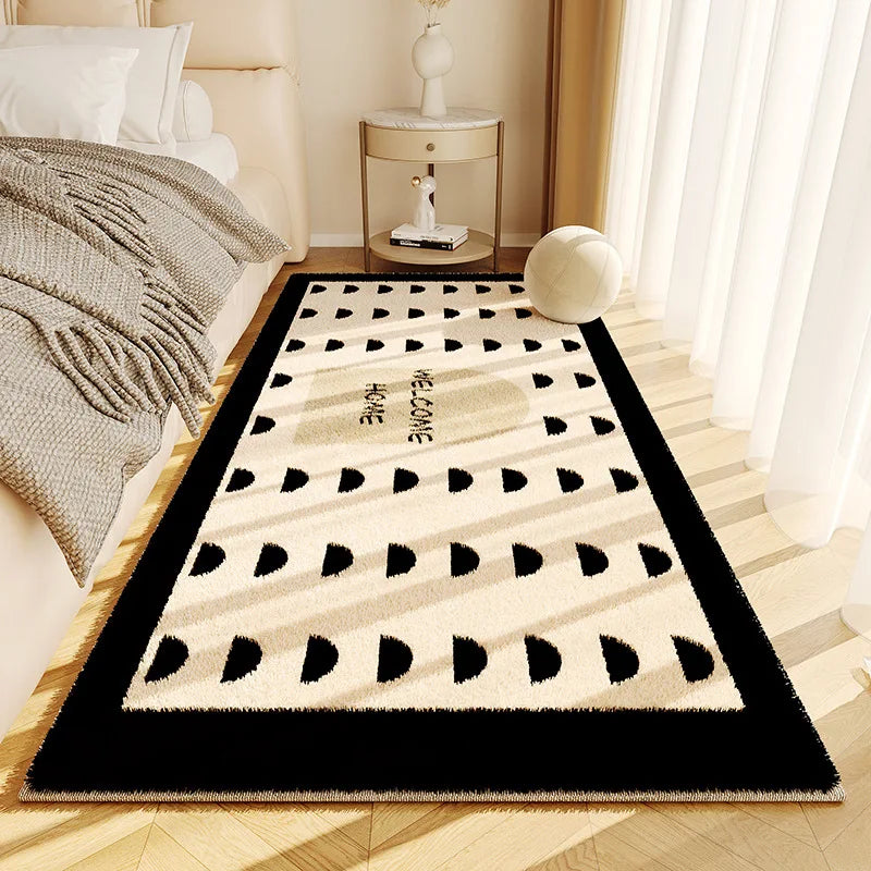 Fluffy Faux Cashmere Area Rug – Cozy Non-Slip Design for Living Room or Bedroom 9