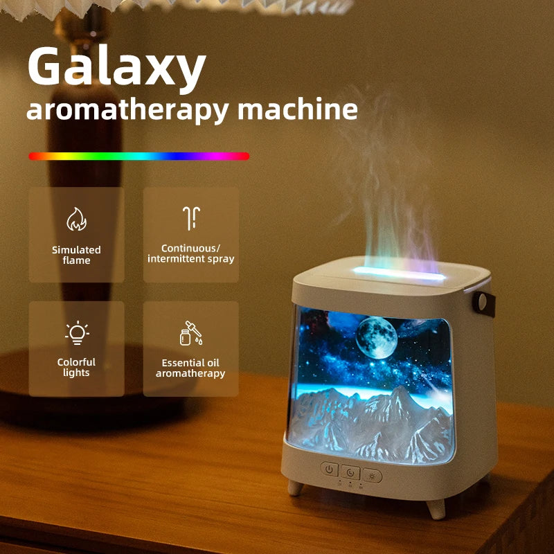 Galaxy Cool Mist Humidifier with Aromatherapy Diffuser – Ideal for Bedroom Relaxation and Sleep Enhancement 1
