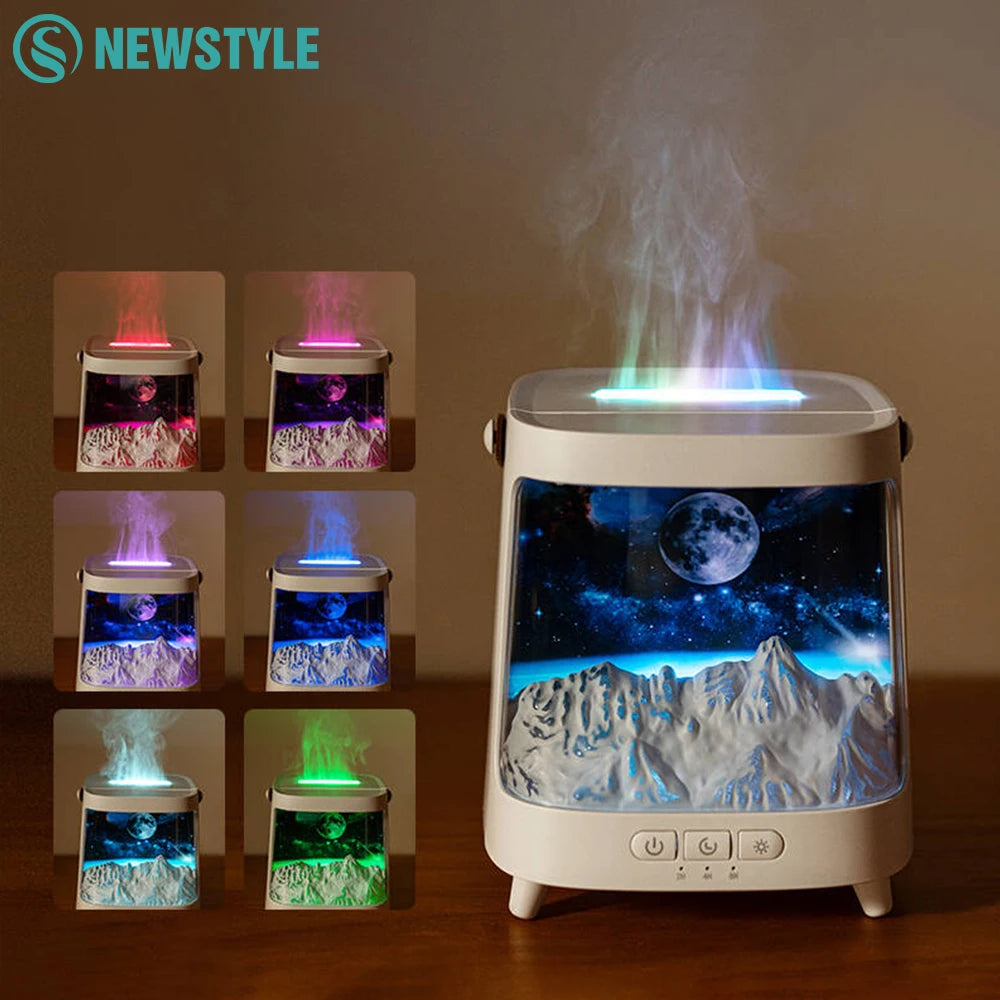 Galaxy Cool Mist Humidifier with Aromatherapy Diffuser – Ideal for Bedroom Relaxation and Sleep Enhancement 2