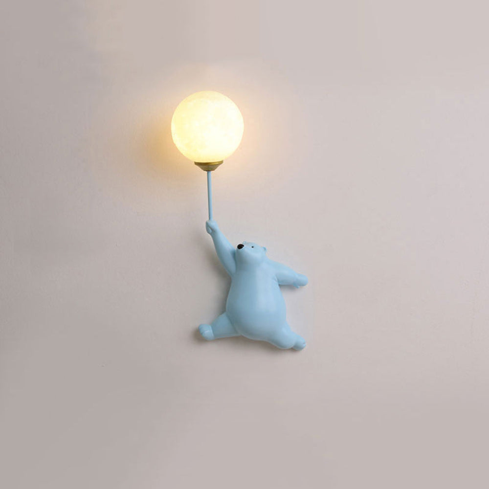 GlowBuddy Bear Balloon Wall Lamp – Whimsical Wall Sconce Lighting for Kids' Rooms 2