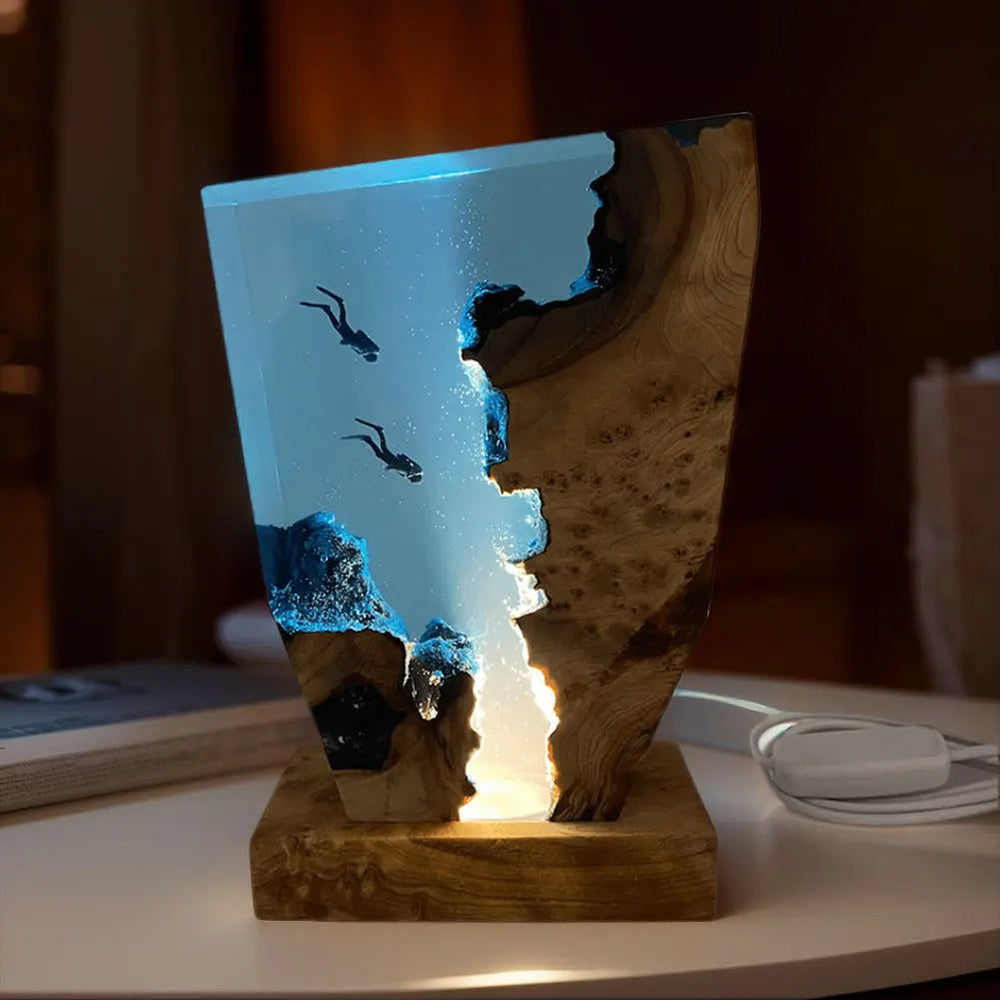 Glow Divers Night Light – Enchanting Ocean-Themed Lighting for Bedroom or Desk 1