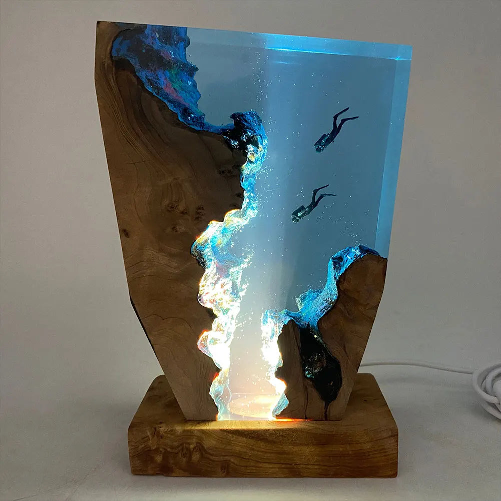 Glow Divers Night Light – Enchanting Ocean-Themed Lighting for Bedroom or Desk 2