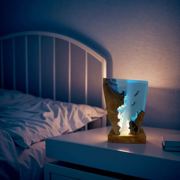 Glow Divers Night Light – Enchanting Ocean-Themed Lighting for Bedroom or Desk 3