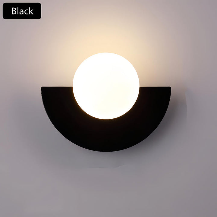 Half-Moon LED Wall Light – Scandinavian Sconce for Modern Interiors 10