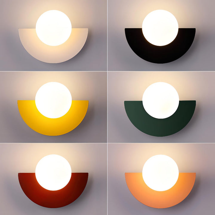 Half-Moon LED Wall Light – Scandinavian Sconce for Modern Interiors 4