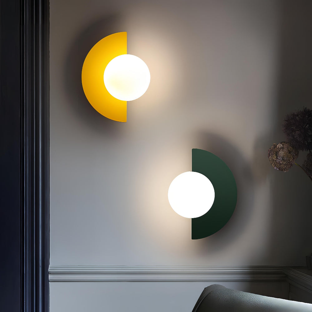 Half-Moon LED Wall Light – Scandinavian Sconce for Modern Interiors 5