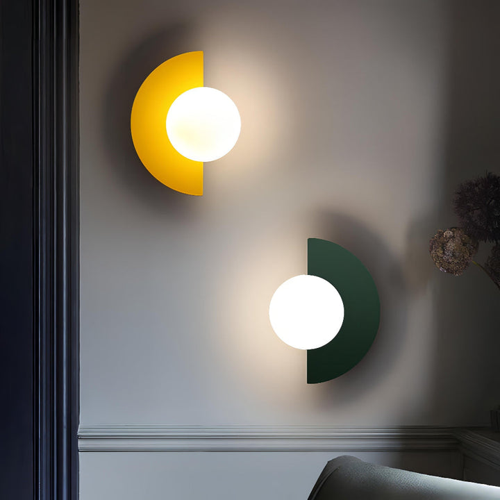 Half-Moon LED Wall Light – Scandinavian Sconce for Modern Interiors 5