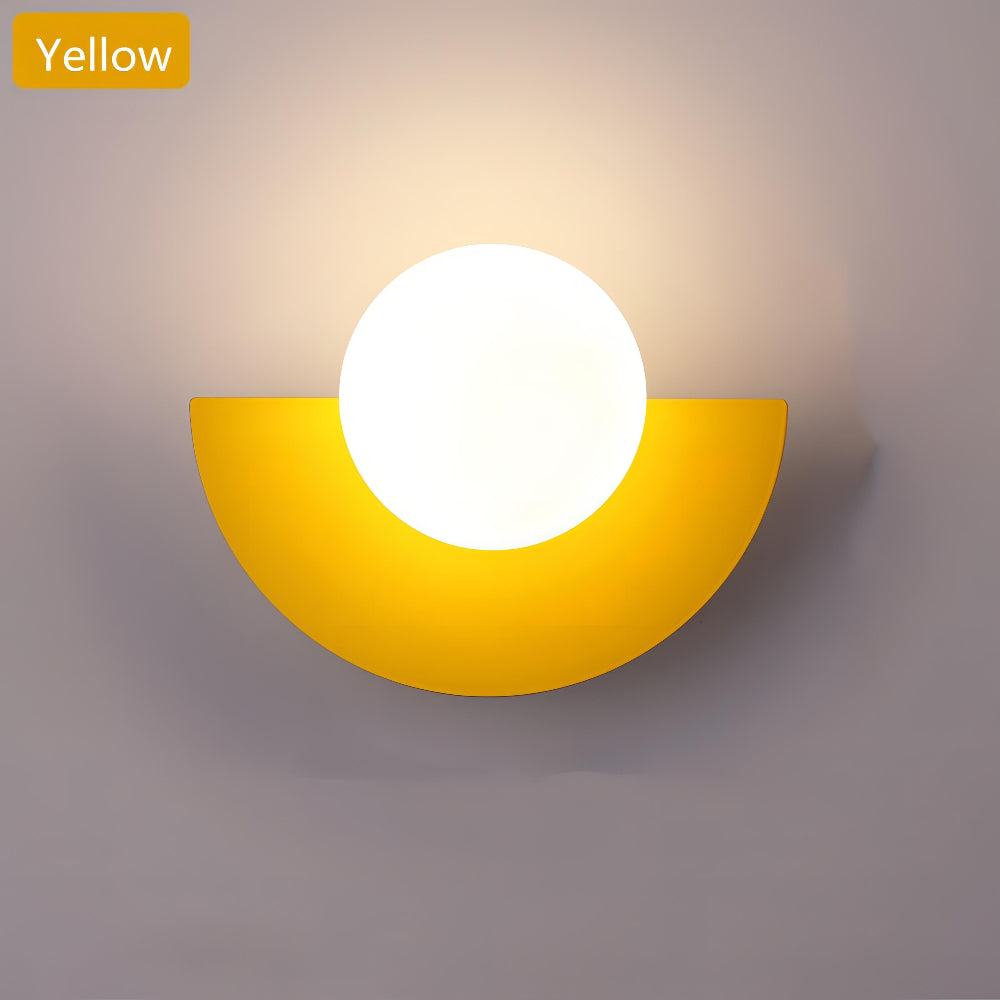 Half-Moon LED Wall Light – Scandinavian Sconce for Modern Interiors 6