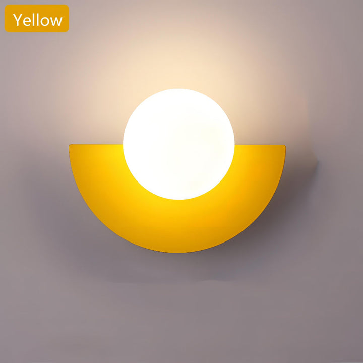 Half-Moon LED Wall Light – Scandinavian Sconce for Modern Interiors 6