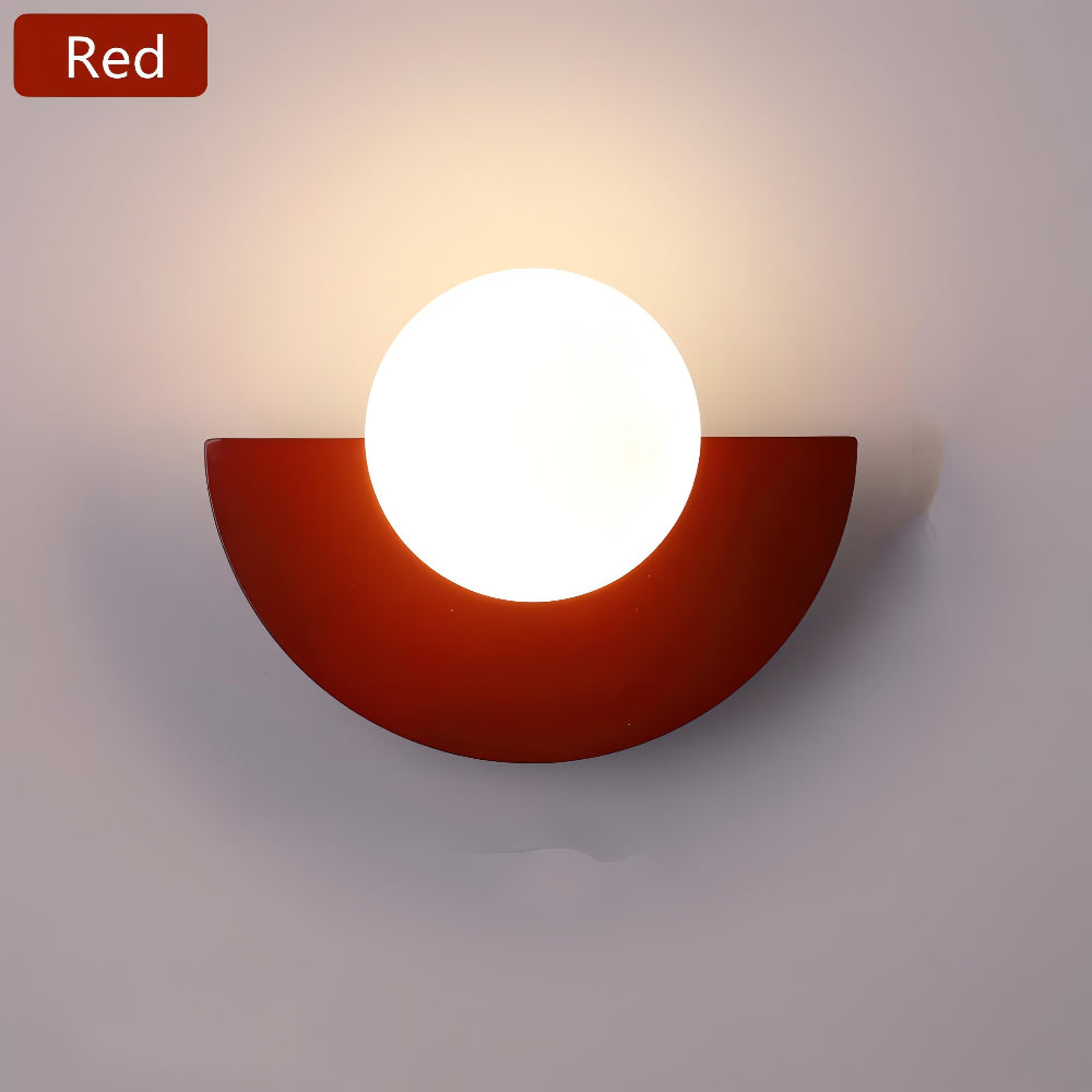 Half-Moon LED Wall Light – Scandinavian Sconce for Modern Interiors 7