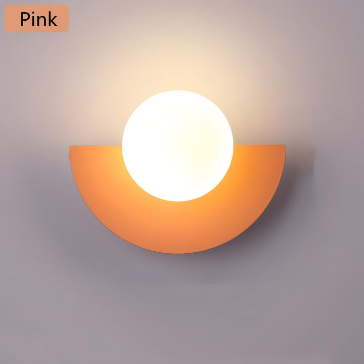 Half-Moon LED Wall Light – Scandinavian Sconce for Modern Interiors 9