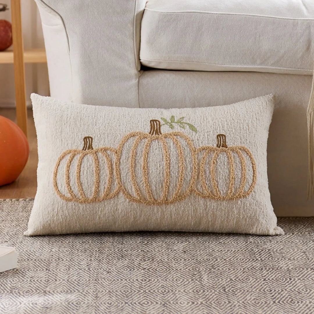 Halloween Pillow Cover with Pumpkin and Ghost Design – Fun Decor for Sofa or Chair 9