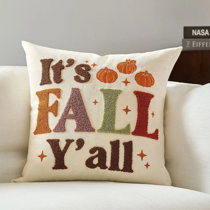 Halloween Throw Pillow Covers with Maple Pumpkin Design – Perfect for Sofa or Bedside Decor 12