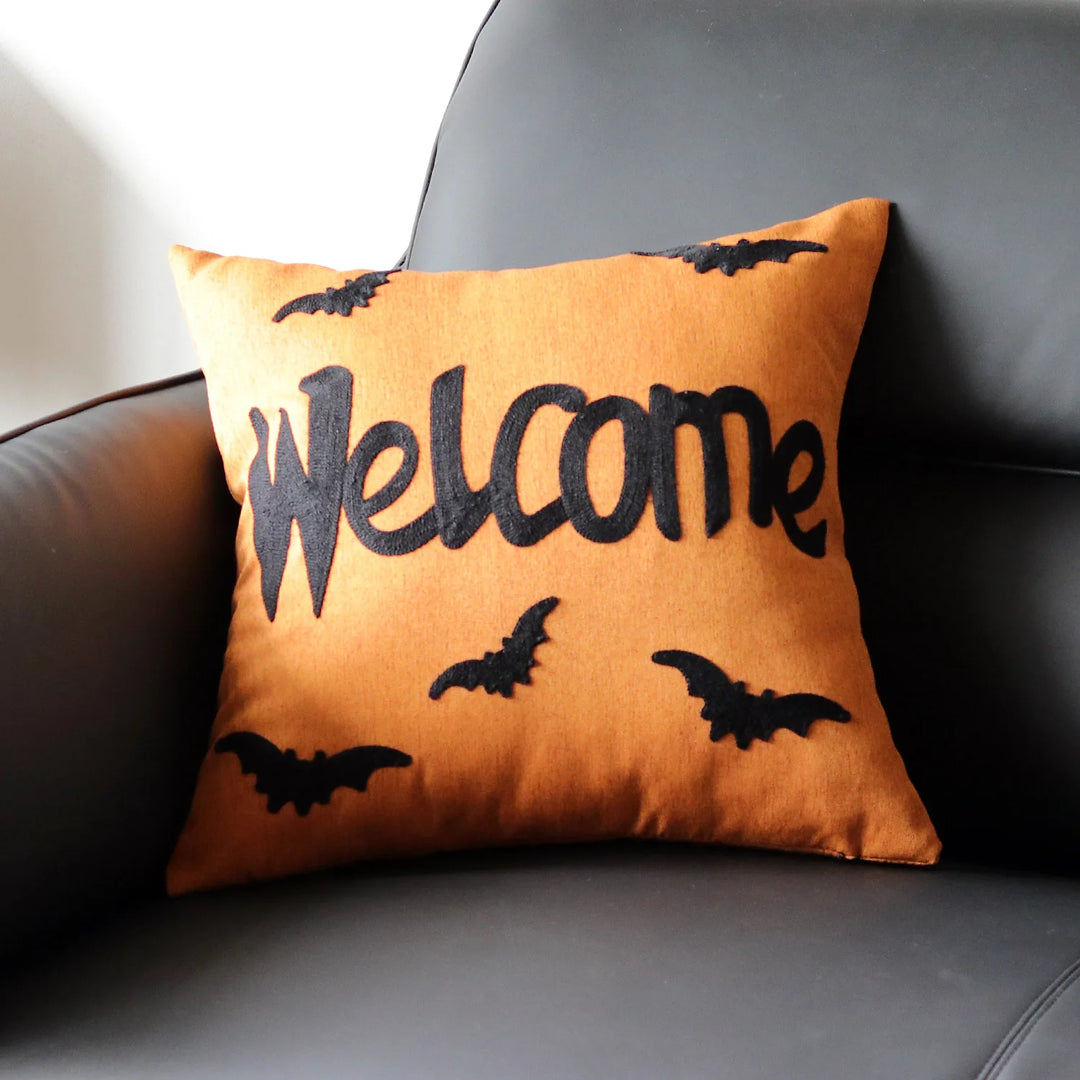 Halloween Throw Pillow Covers with Maple Pumpkin Design – Perfect for Sofa or Bedside Decor 15