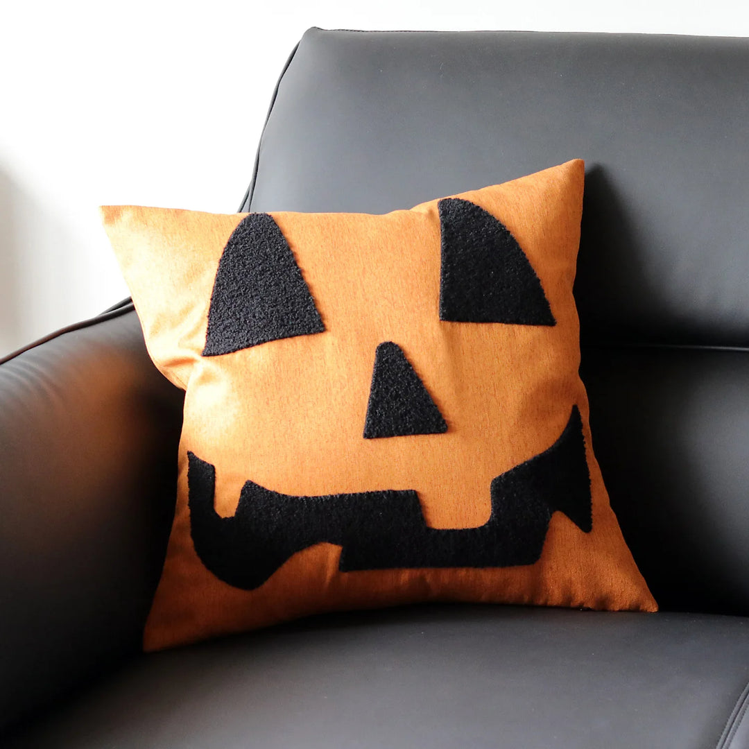 Halloween Throw Pillow Covers with Maple Pumpkin Design – Perfect for Sofa or Bedside Decor 7