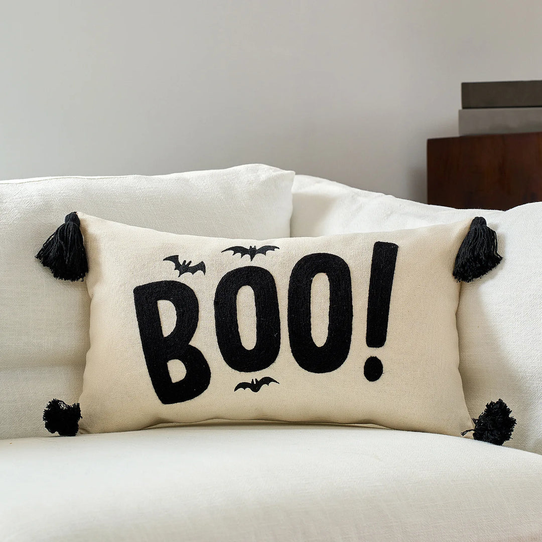 Halloween Throw Pillow Covers with Maple Pumpkin Design – Perfect for Sofa or Bedside Decor 9