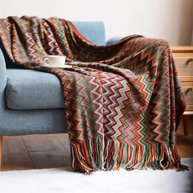 Hand Knitted Blanket for Cozy Comfort – Perfect for Living Room or Bedroom 0