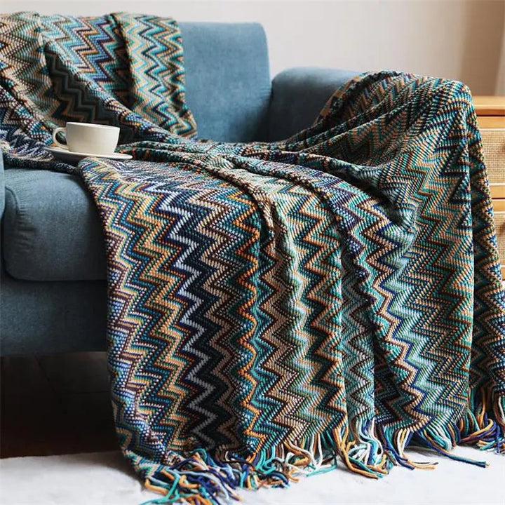 Hand Knitted Blanket for Cozy Comfort – Perfect for Living Room or Bedroom 4