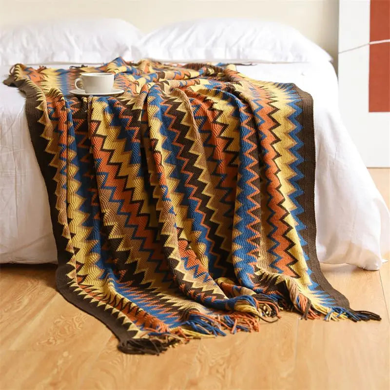 Hand Knitted Blanket for Cozy Comfort – Perfect for Living Room or Bedroom 5