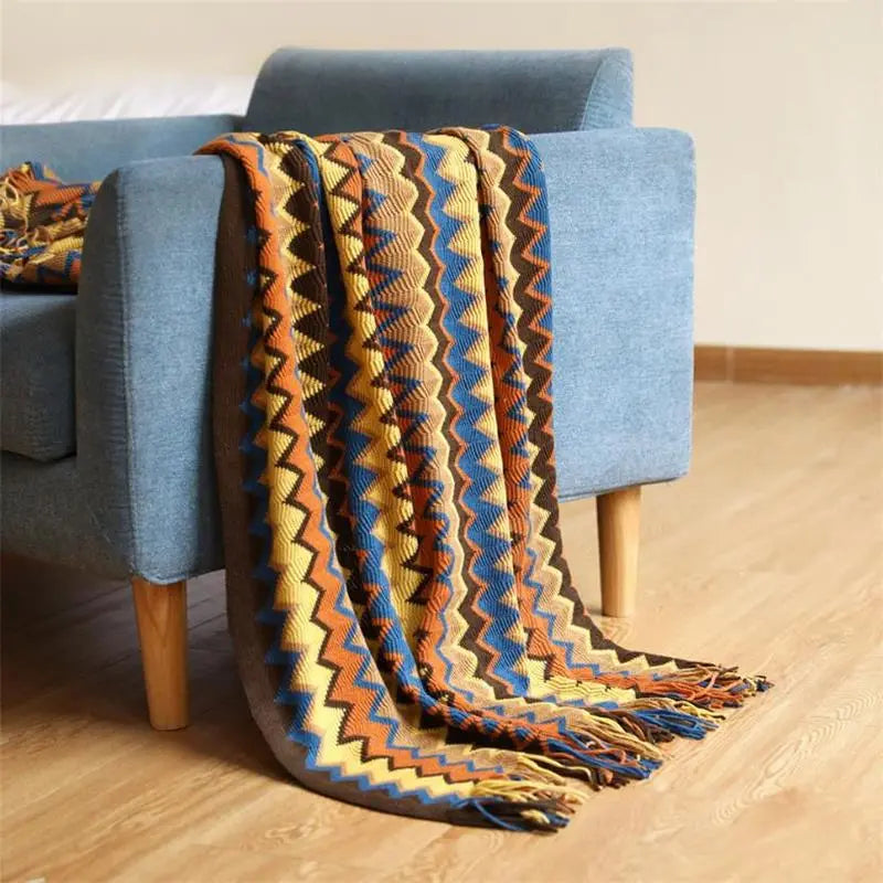 Hand Knitted Blanket for Cozy Comfort – Perfect for Living Room or Bedroom 7